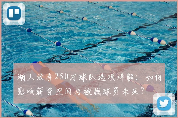 湖人放弃250万球队选项详解：如何影响薪资空间与被裁球员未来？