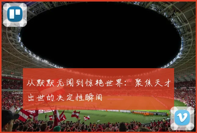 从默默无闻到惊艳世界：聚焦天才出世的决定性瞬间